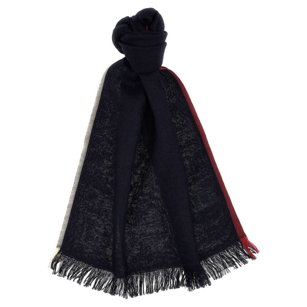 Brunello Cucinelli Blue Cashmere Men's Scarf